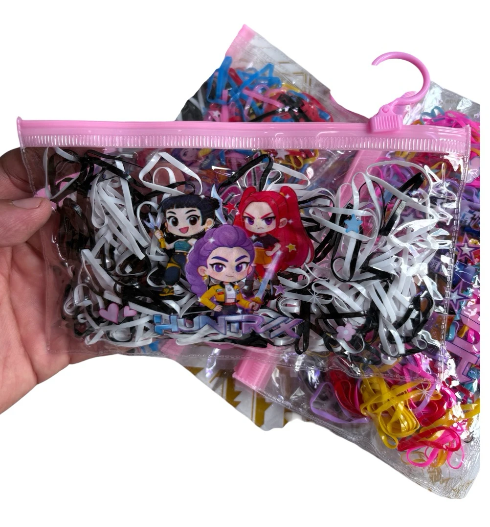 Kit de 12 paquetes de liga tpu con tematica kpop