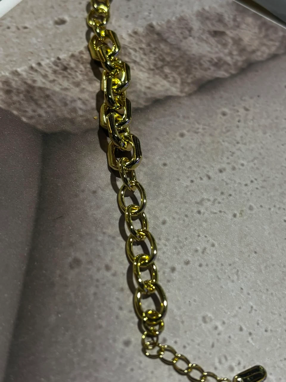 pulsera oro laminado 