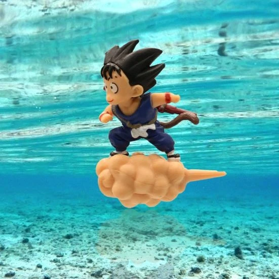 Adorno Figura de Goku Pvc Flotante Wukong-c 2