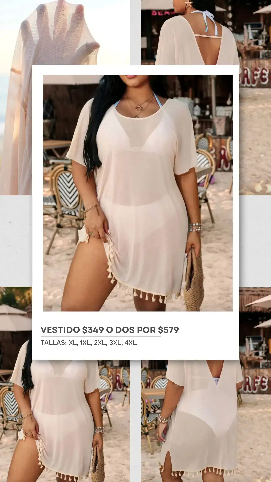 Vestido playero 