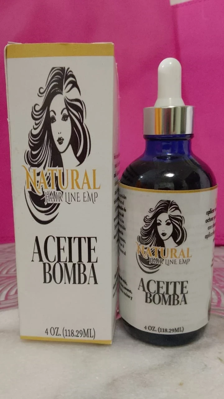 Aceite Natural q Bomba Reparador de Cabello Dañado