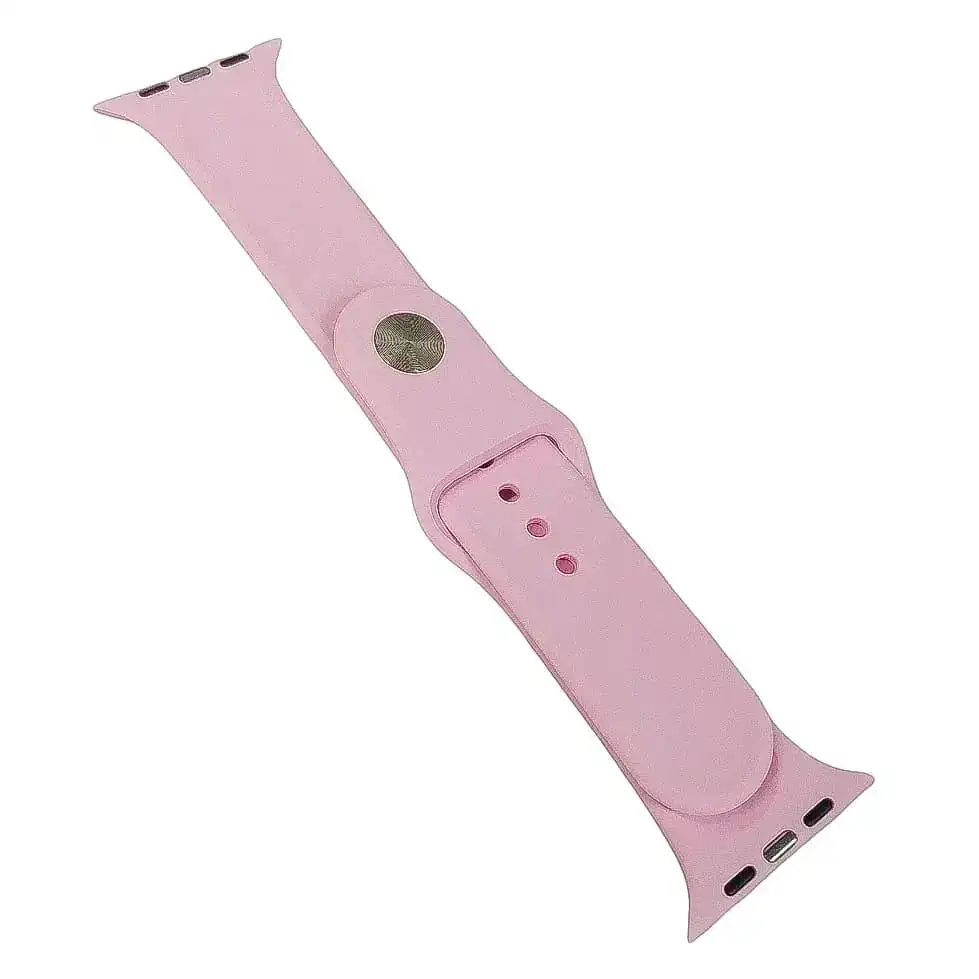 Pulso de Silicona para Smartwatch 42-44 mm Rosado Fuerte 2
