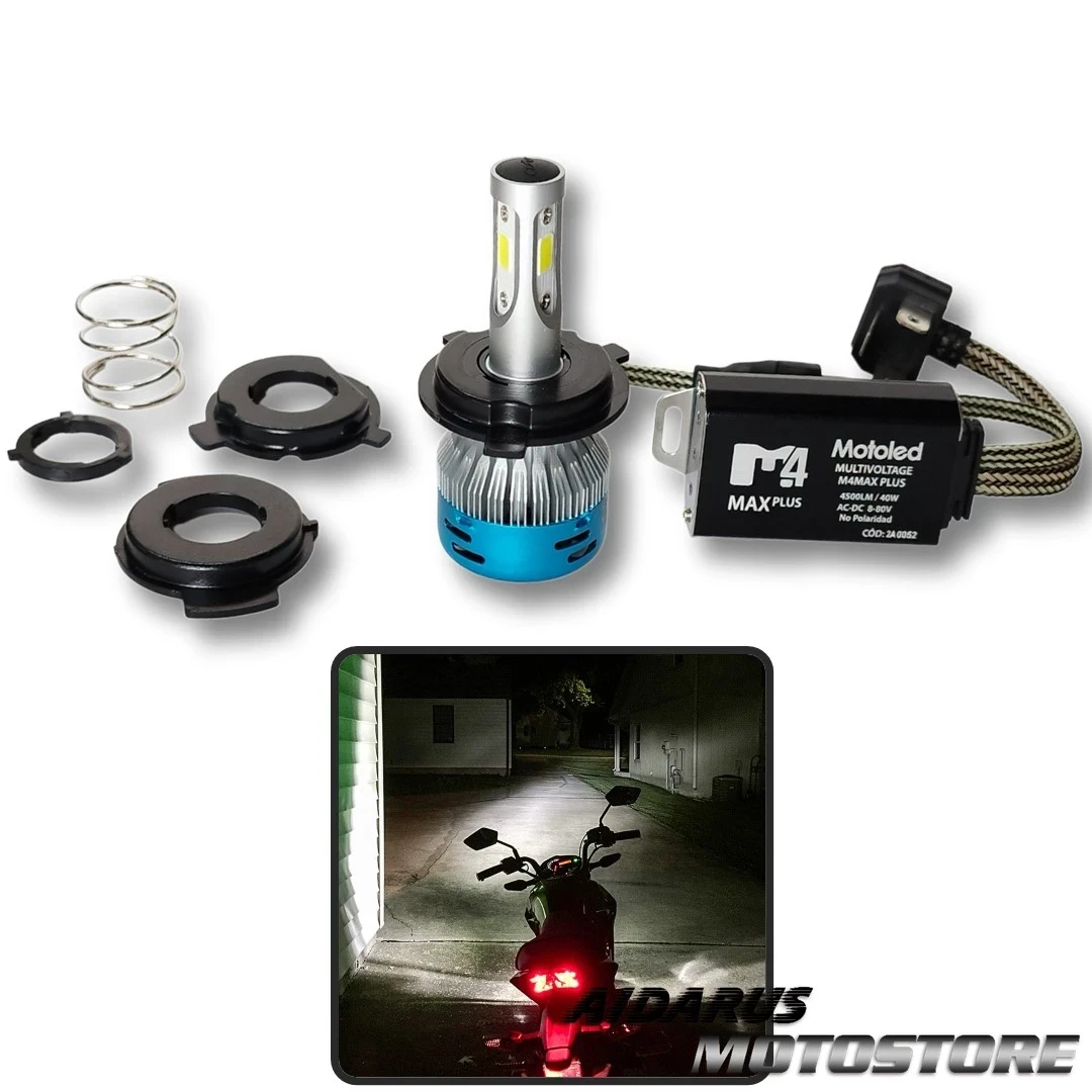 MOTOLED H4 DE 4500 LUMENES PARA FARO