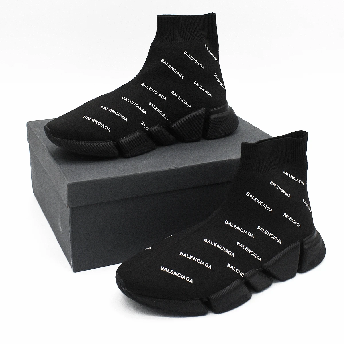 Balenciaga Speed Trainer 2.0 All Over Logo 9