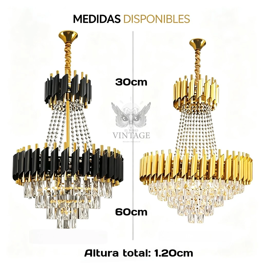 Lámpara Candelabro de Doble Altura  3