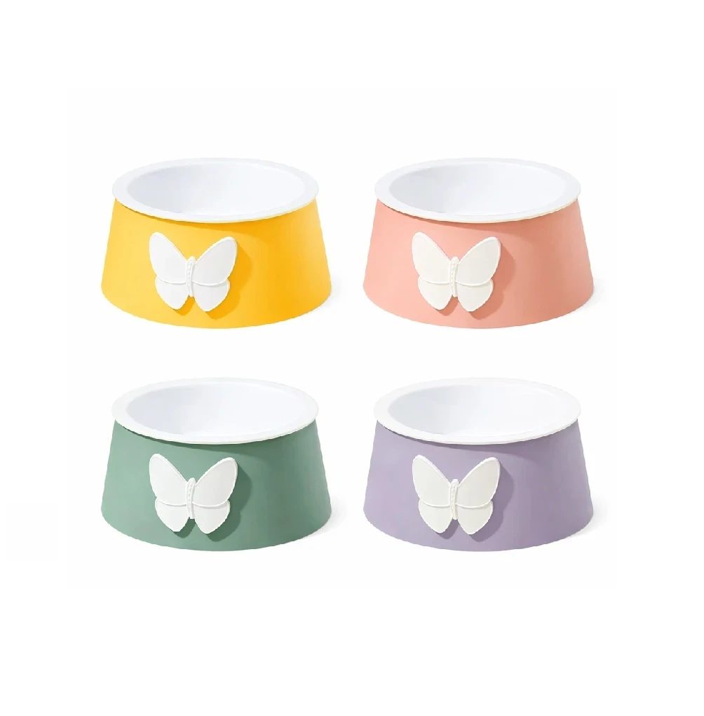 Plato antiderrame diseño mariposa