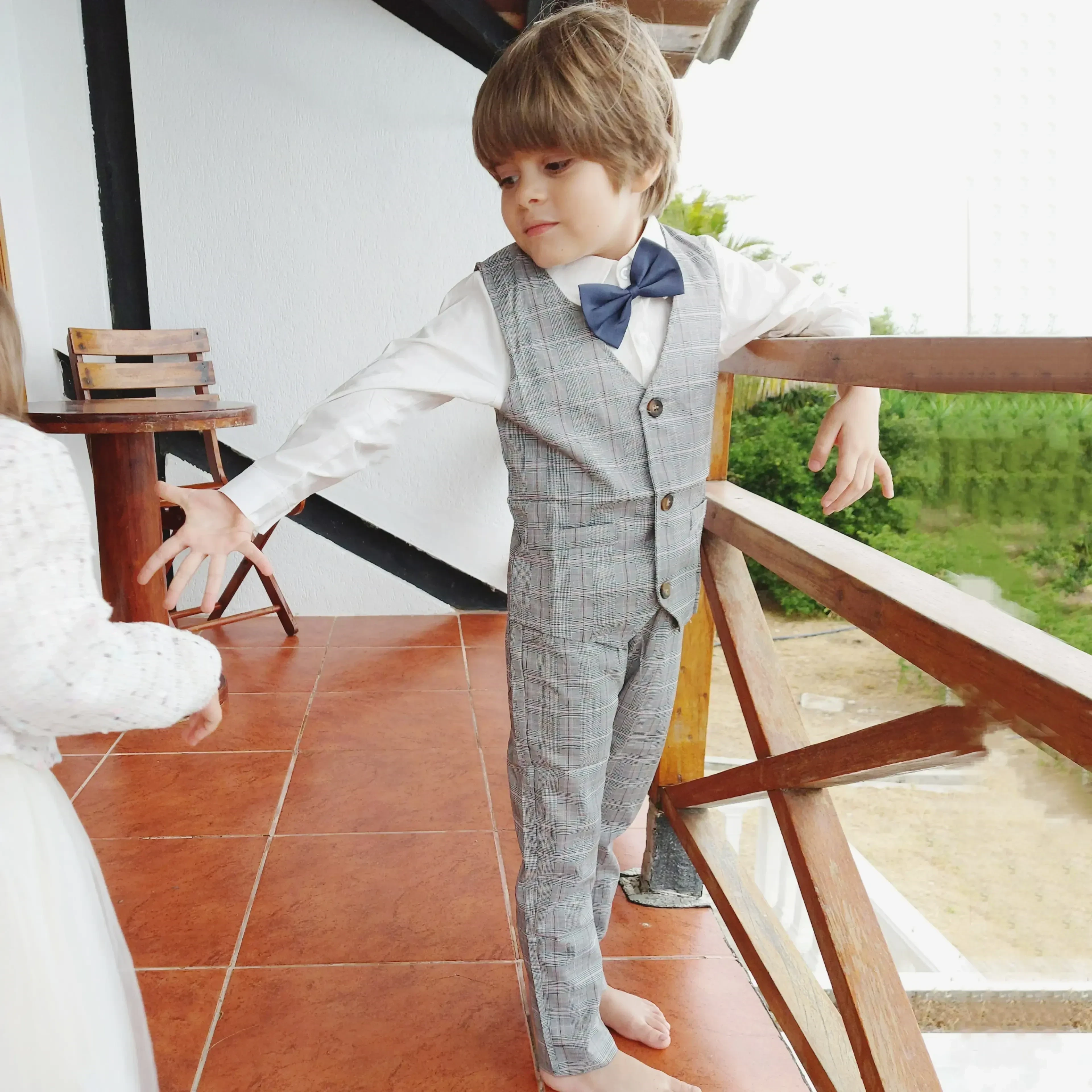 TRAJE ELEGANTE LARGO BL
