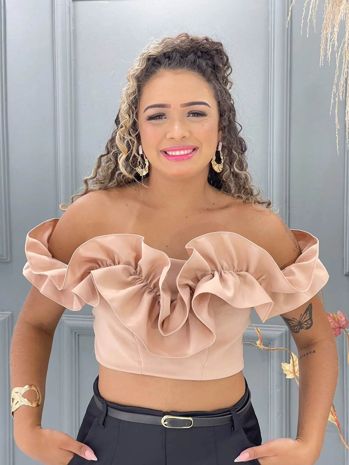 CROPPED BABADO DE LUXO  8