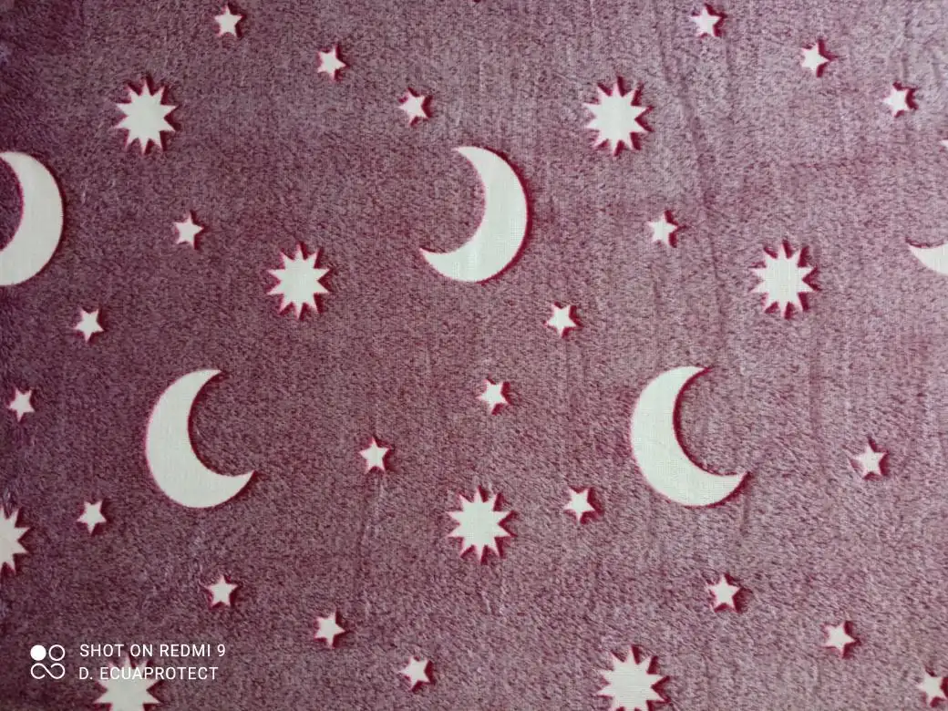 COLCHA LUMINOSA - LUNA y ESTRELLA 🌑 💫