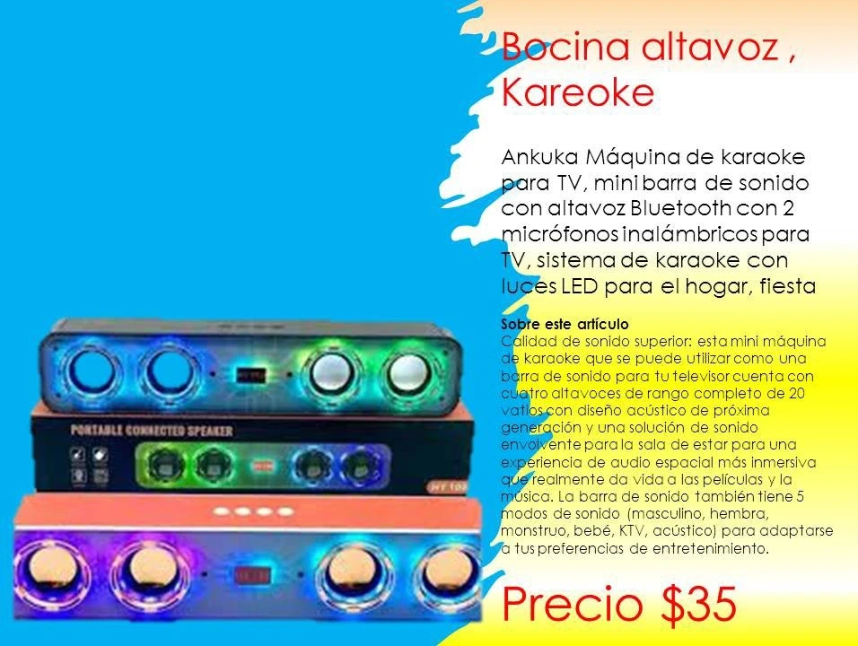 Bocina parlante altavoz 