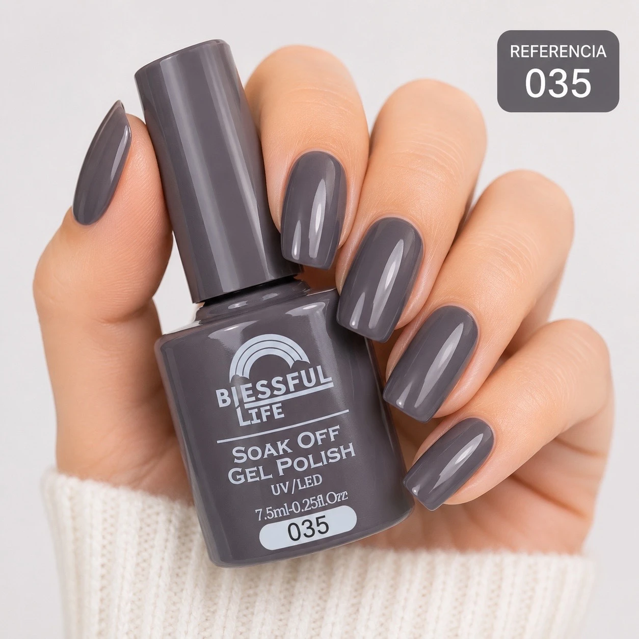 biessful life esmalte semi permanente tono 035