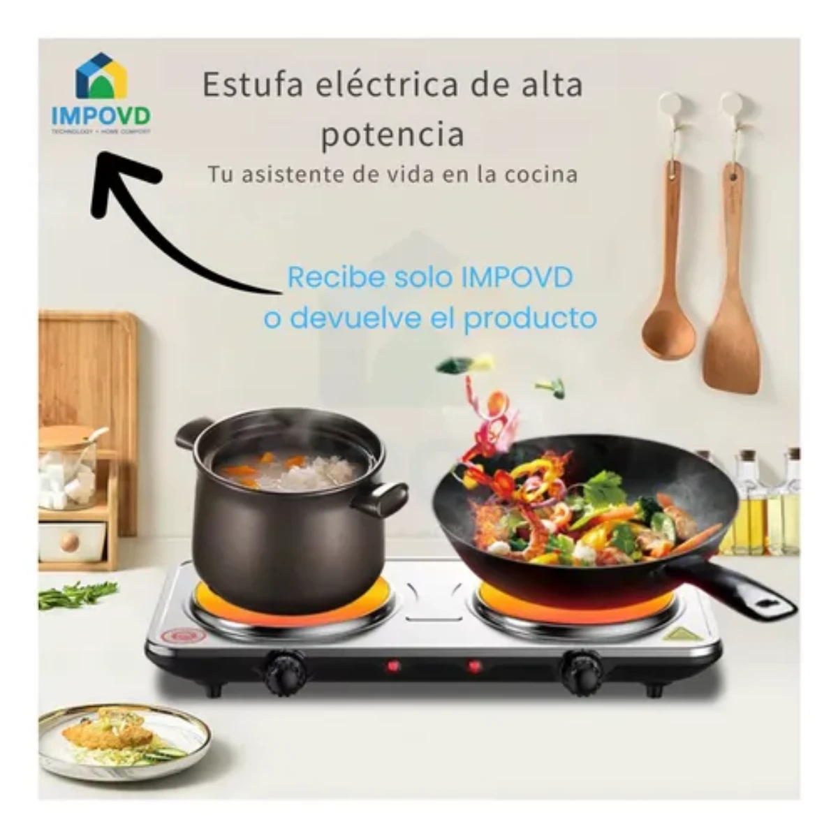 Estufa Eléctrica Sokany  3