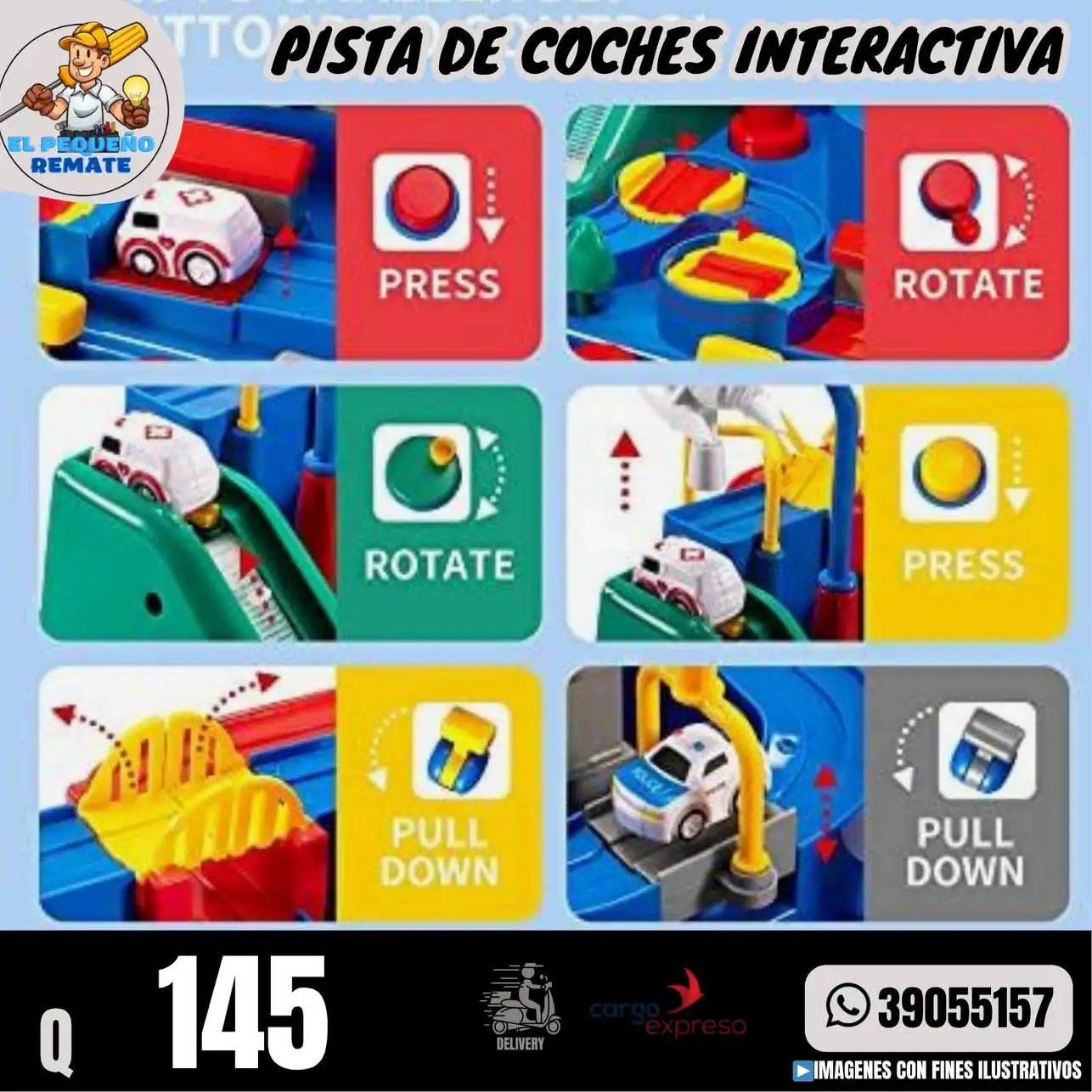 PISTA DE COCHES INTERACTIVA  2