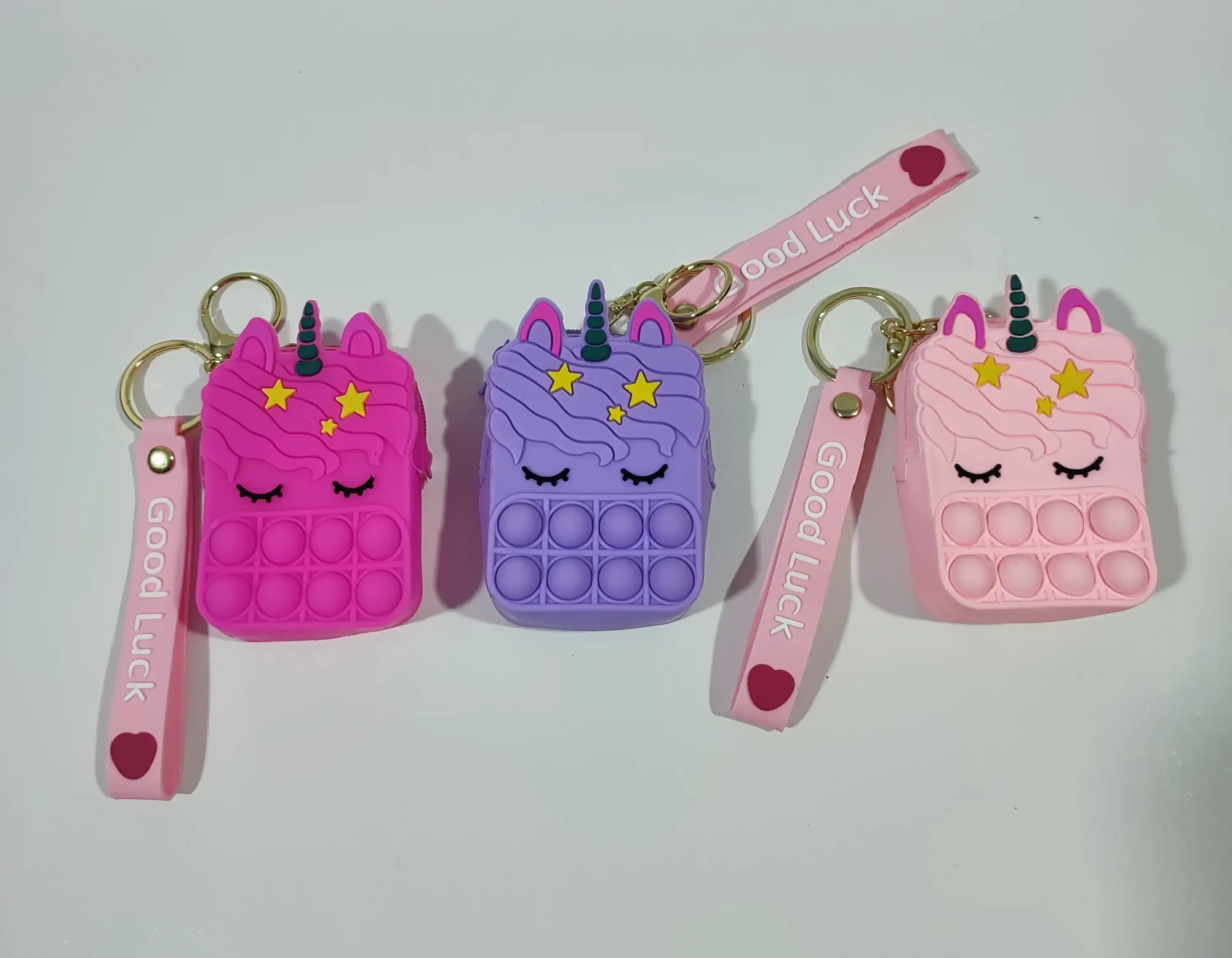 Llaveritos de unicornio pop it