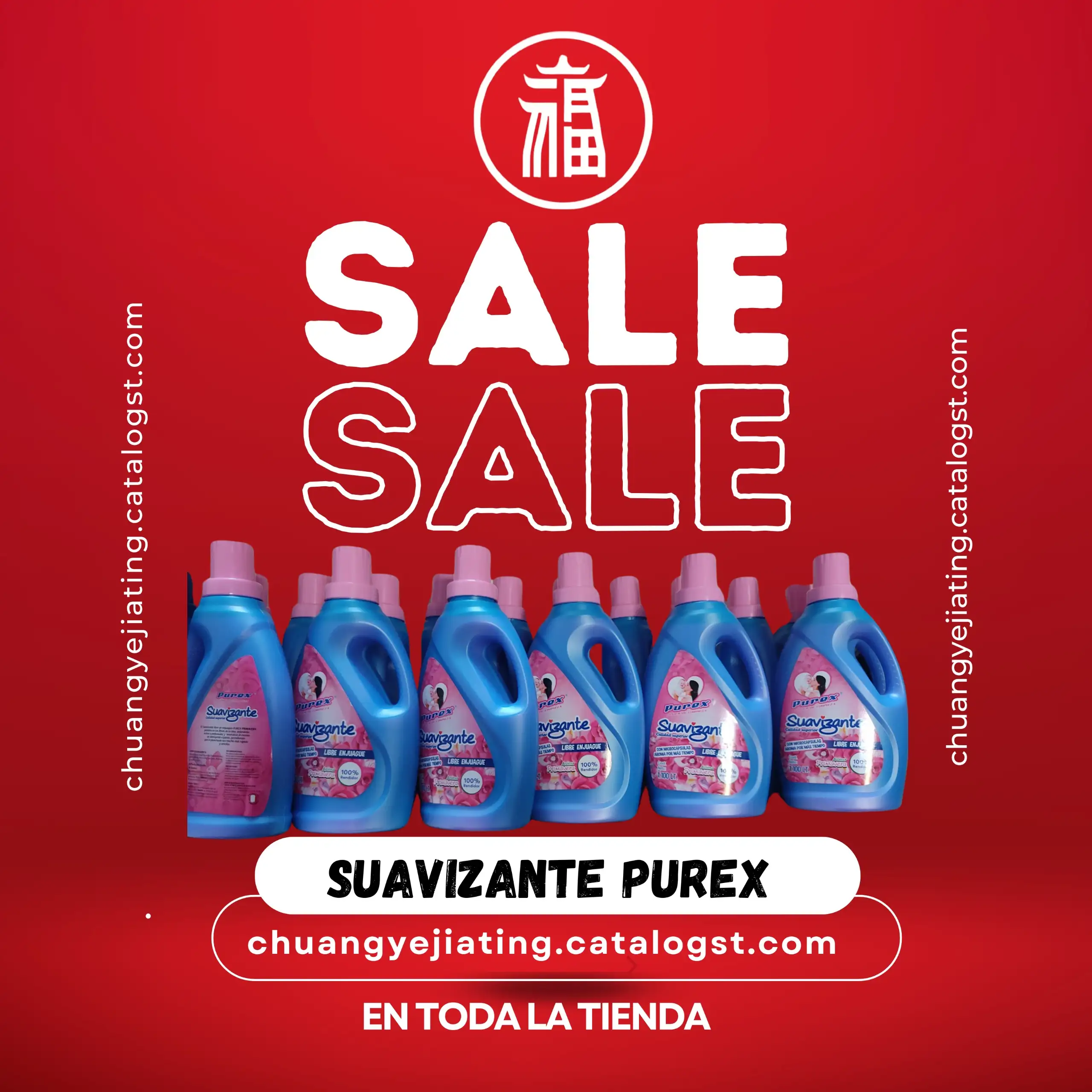 Suavizante purex 1.100L 
