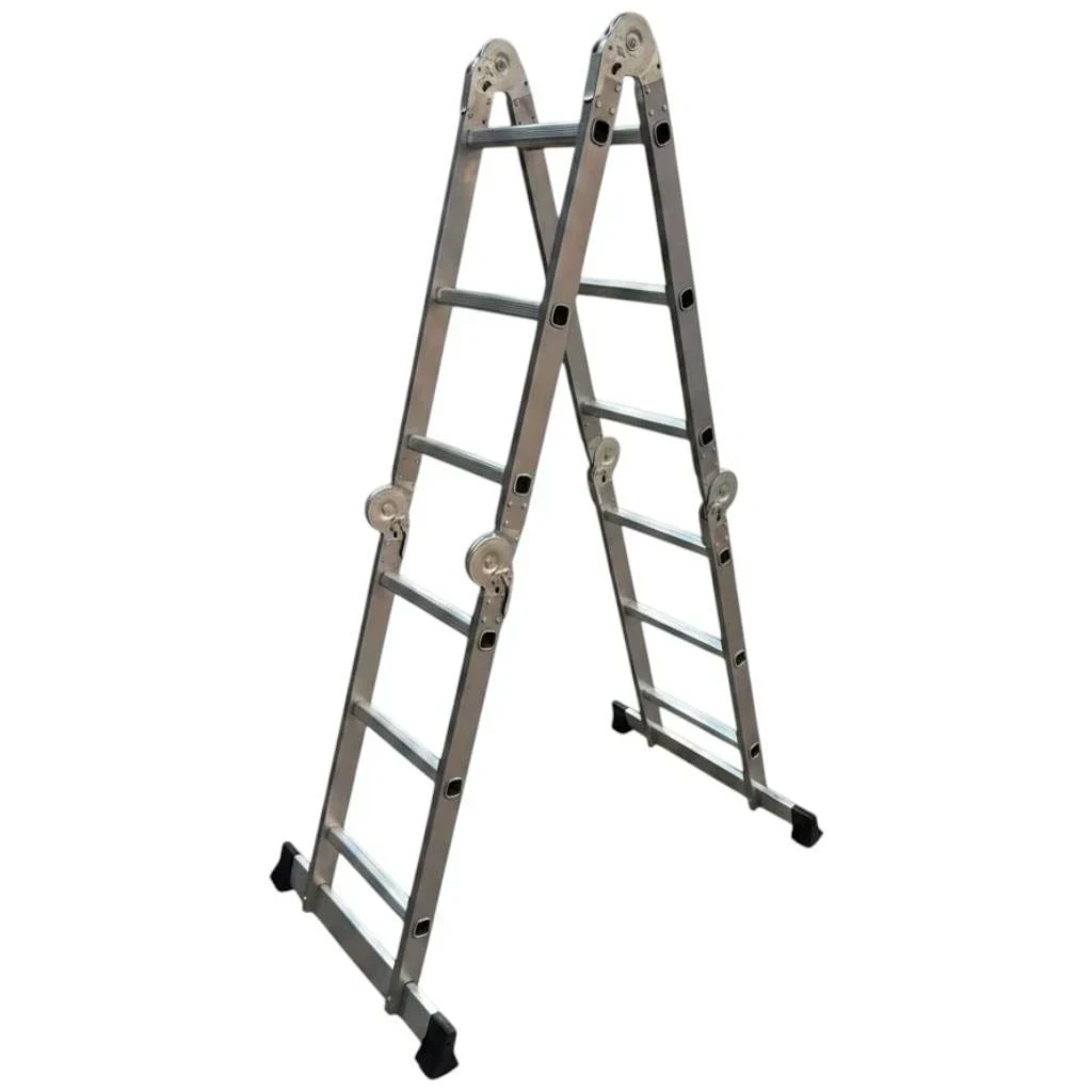 Escalera Multifuncion Acero al Carbono 4x3 𝙀𝙌𝙐𝙐𝙎