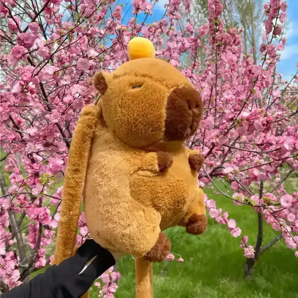 Morral de capibara con naranja  2