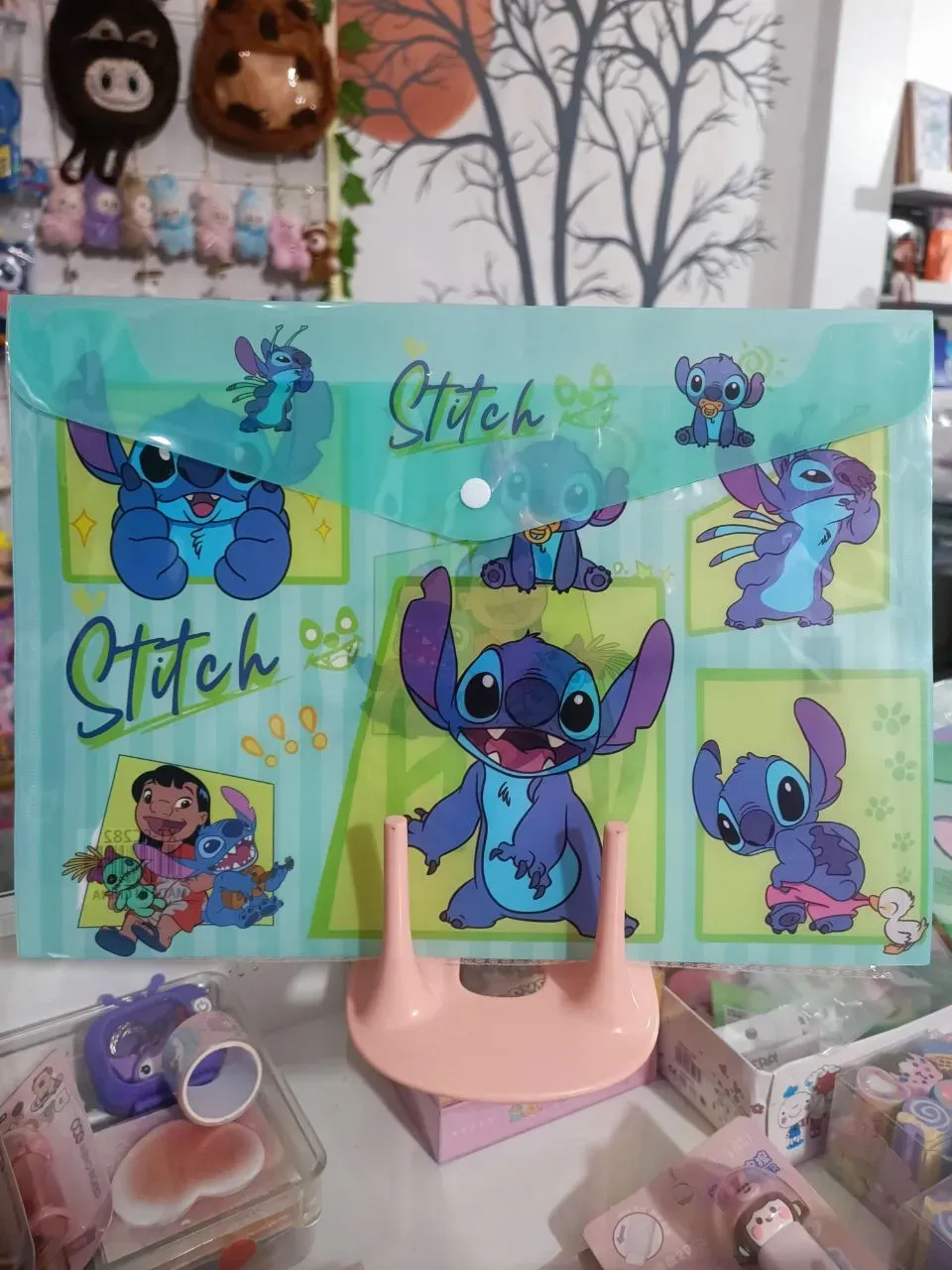 Carpeta tipo sobre. STITCH. Mas regalo. 3