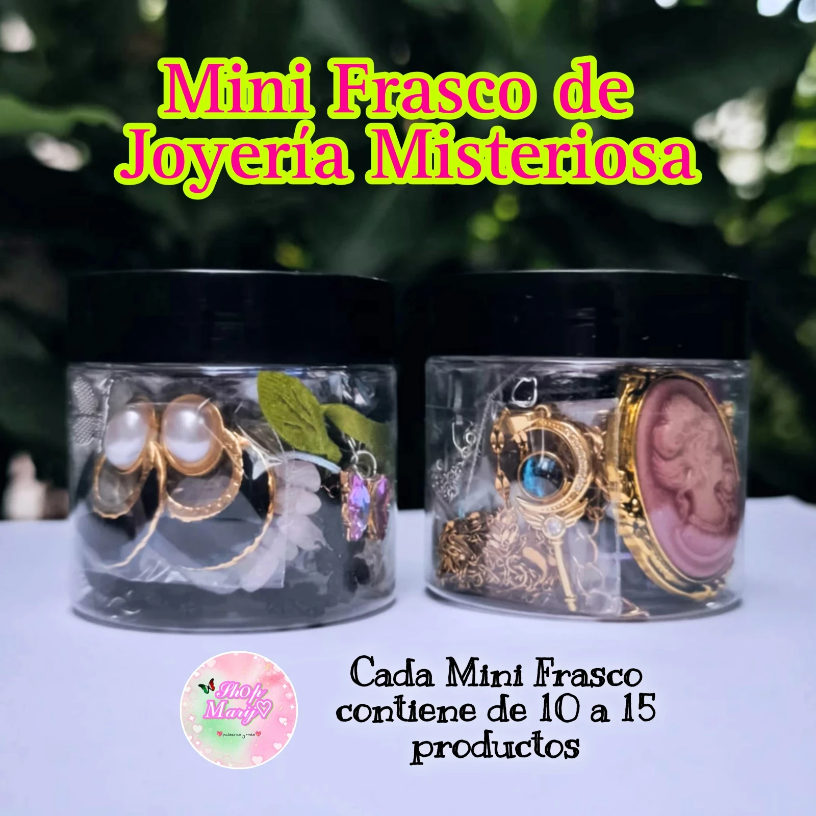 Mini Frasco de Joyería Misteriosa