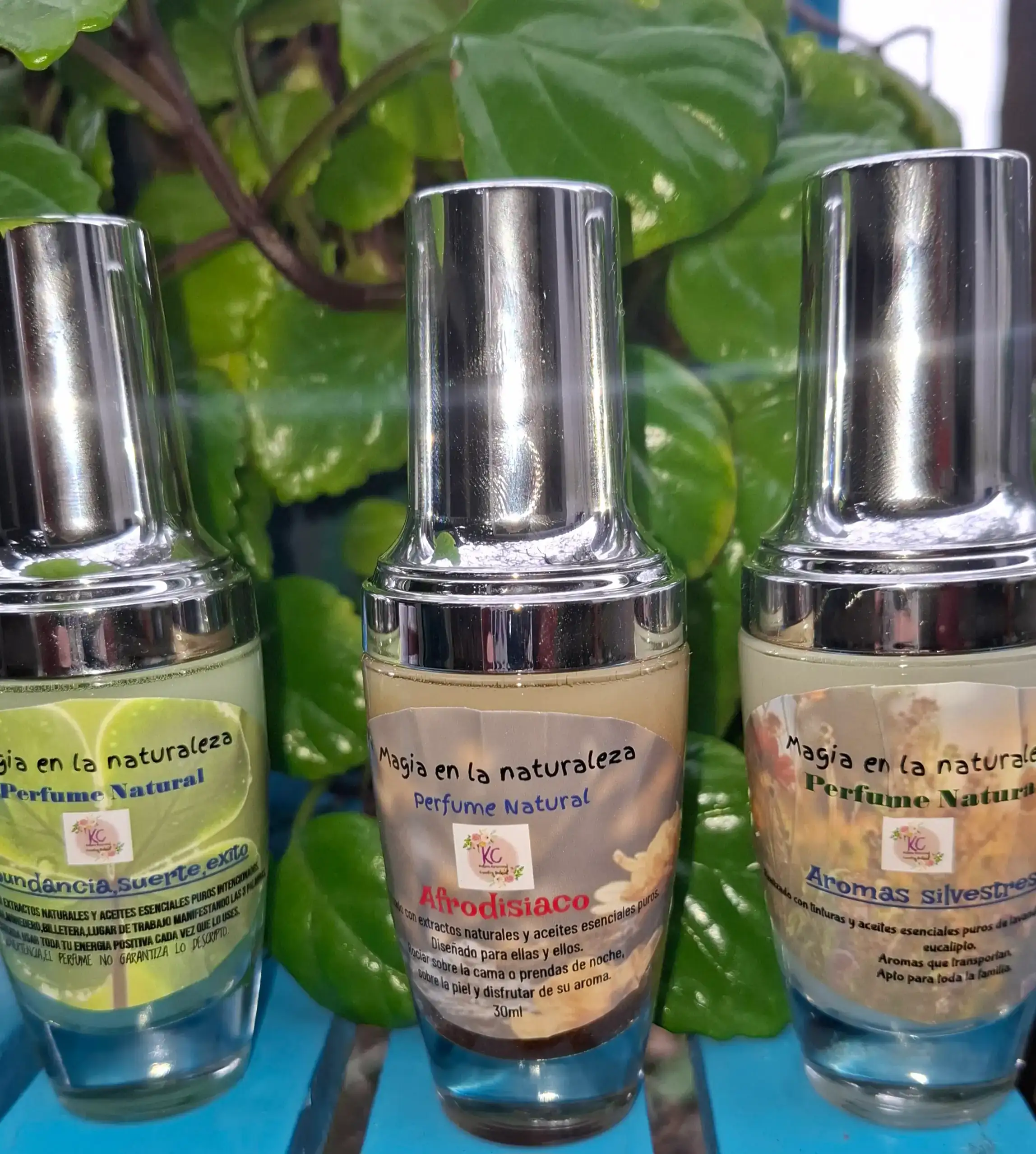 Perfumes naturales, linea" Magia en la naturaleza "