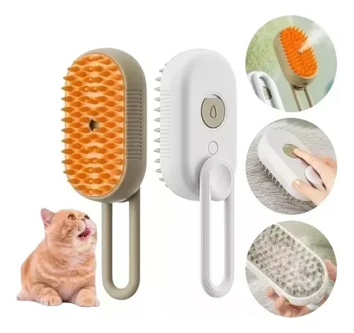 CEPILLO AUTOMATICO A VAPOR QUITA PELOS DE MASCOTA  5