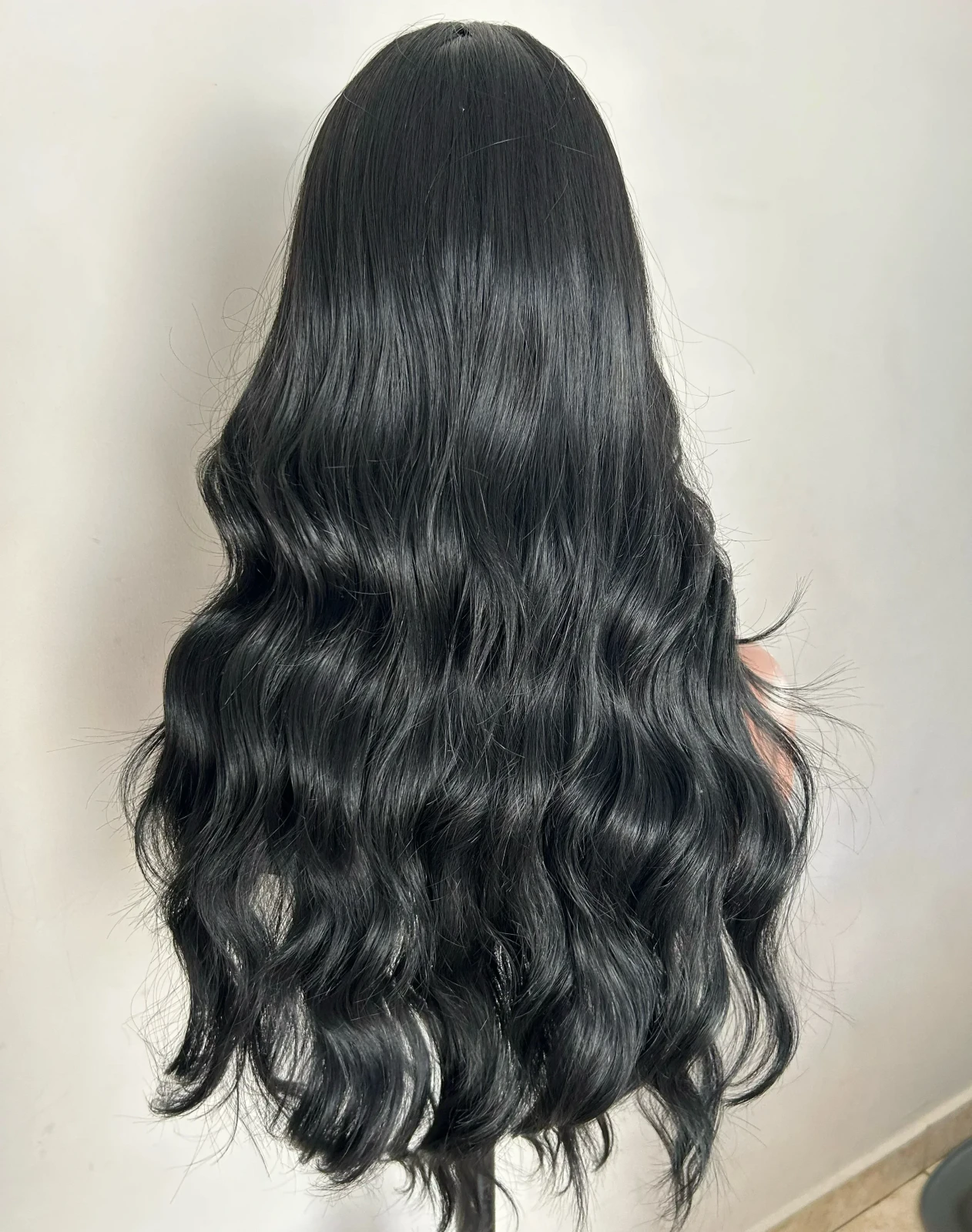 Peluca negra 26” 4