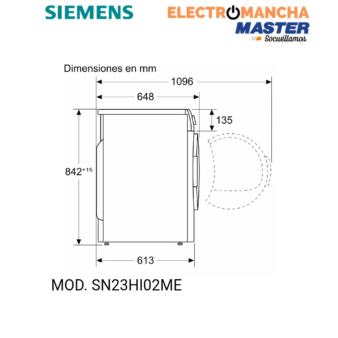 SECADORA SIEMENS IQ300 WT45HV00ES 8 KILOS BOMB DE CALOR CLASE D  9