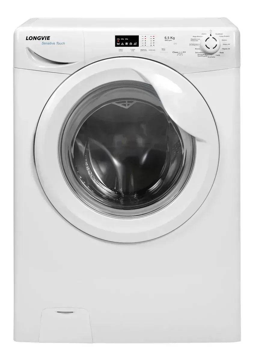 Lavarropas Longvie 6.5kg bl-l16508 800rpm blanco 