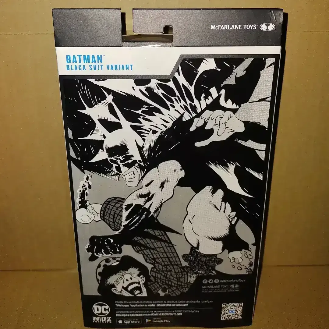 Mcfarlane DC multiverse Batman black suit variant Knightfall  3