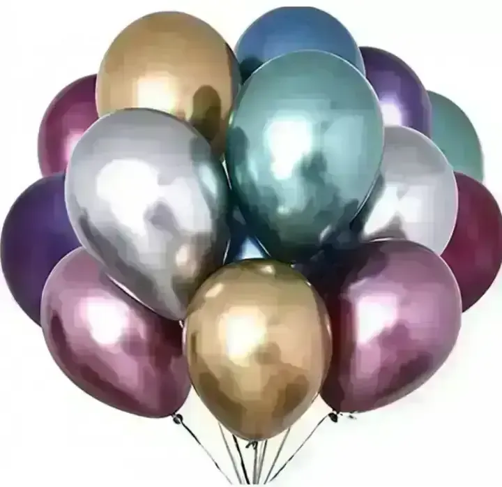 Globo chrome 10" x 50 unidades