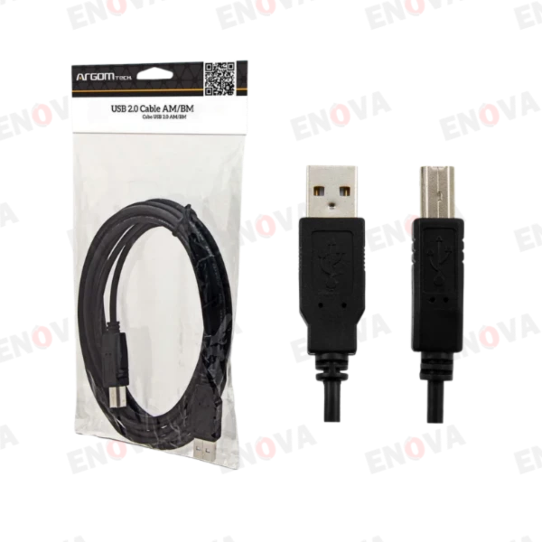 Cable impresora USB 2.0 AM/BM, 1.8 m