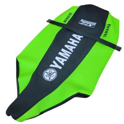 TP XTZ 125 Forro Tapizado super moto negro / verde / letrero en medio DW