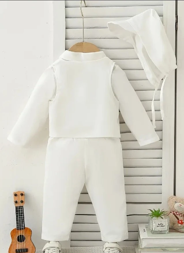 TRAJE ELEGANTE BLANCO  2