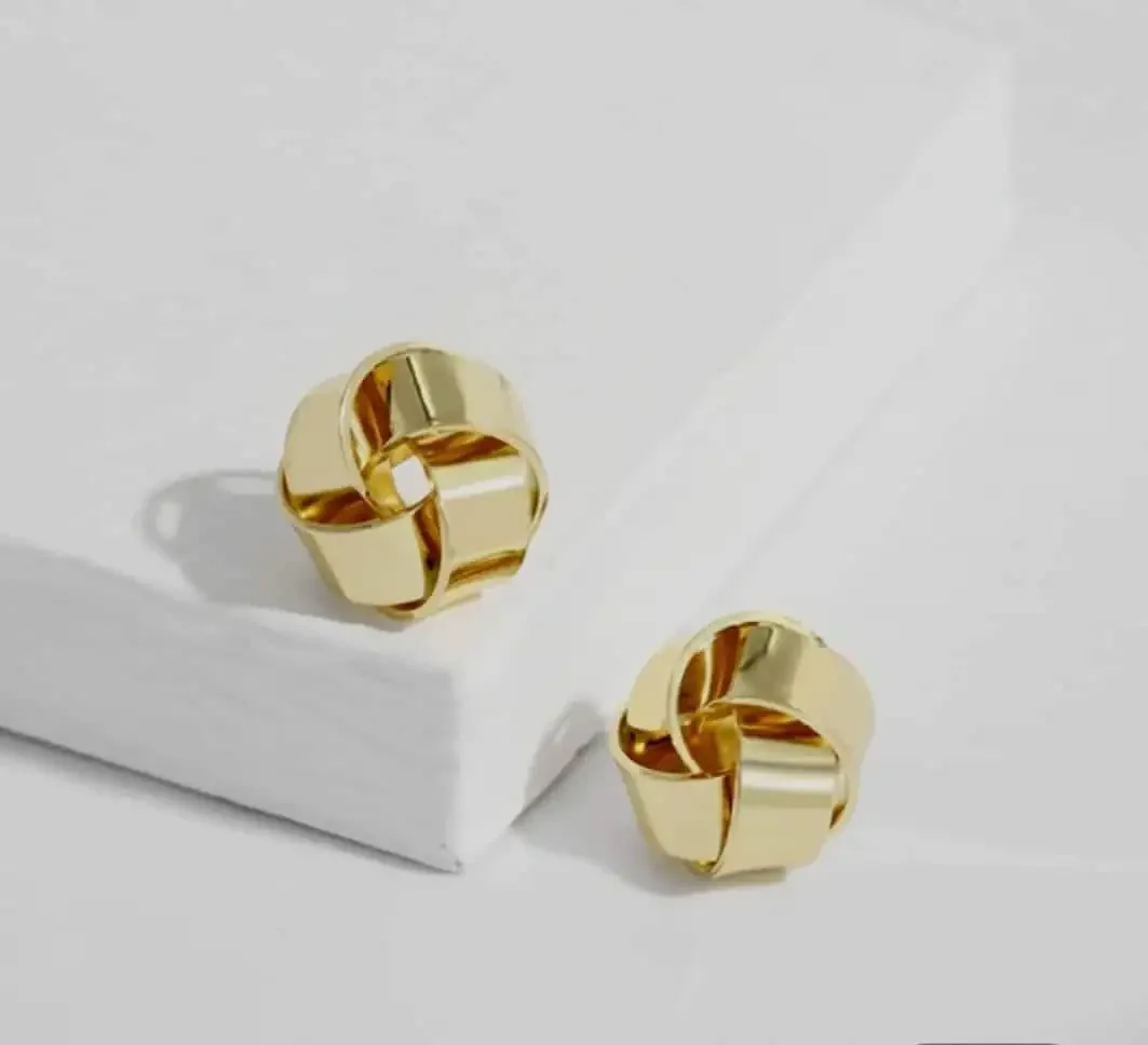 Aros Nudo en Flor 2