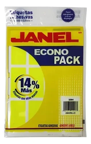 etiquetas amarillo #24 janel