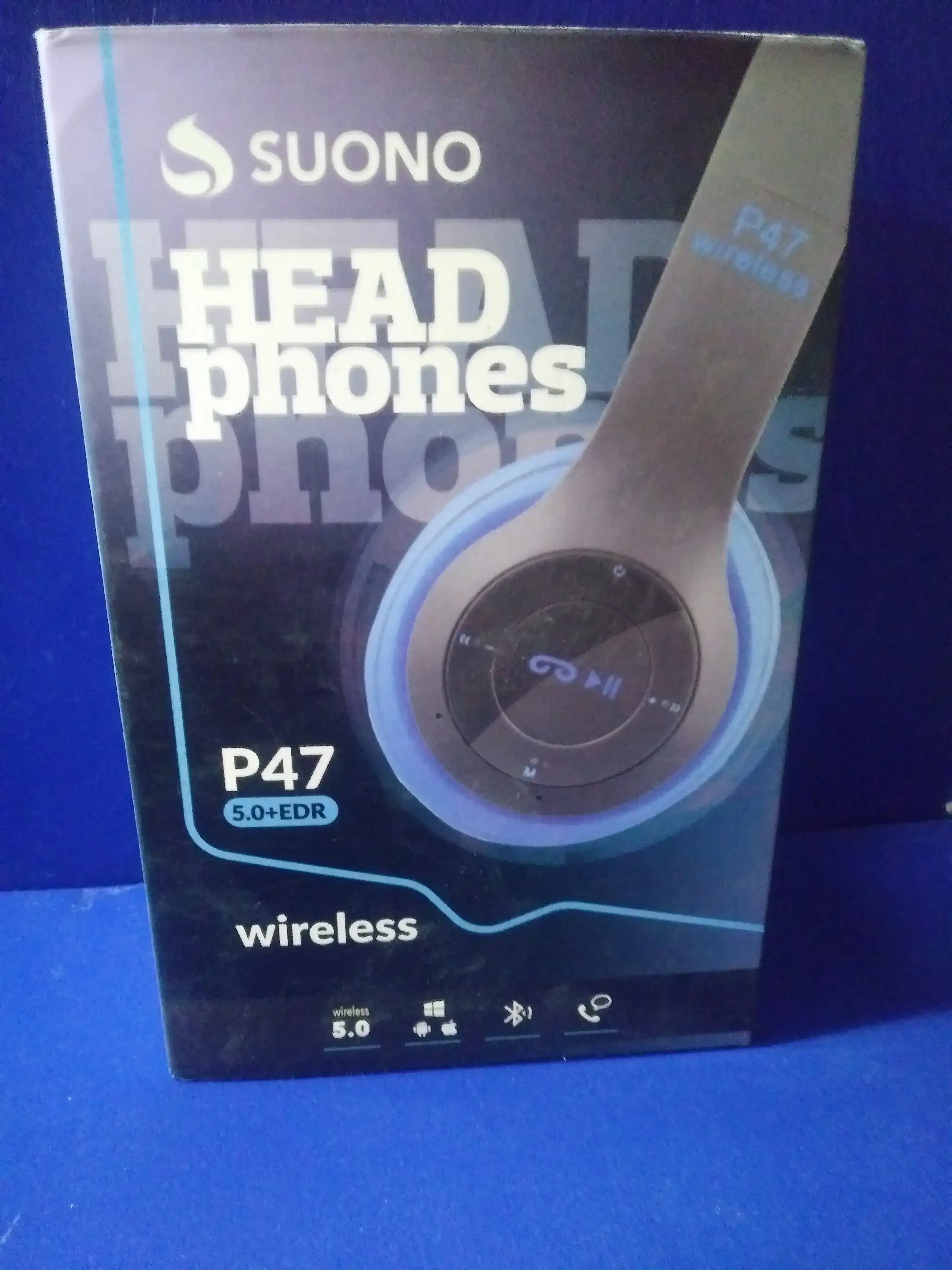 Auricular bluetooth vincha P47 inalambrico 5.0+EDR