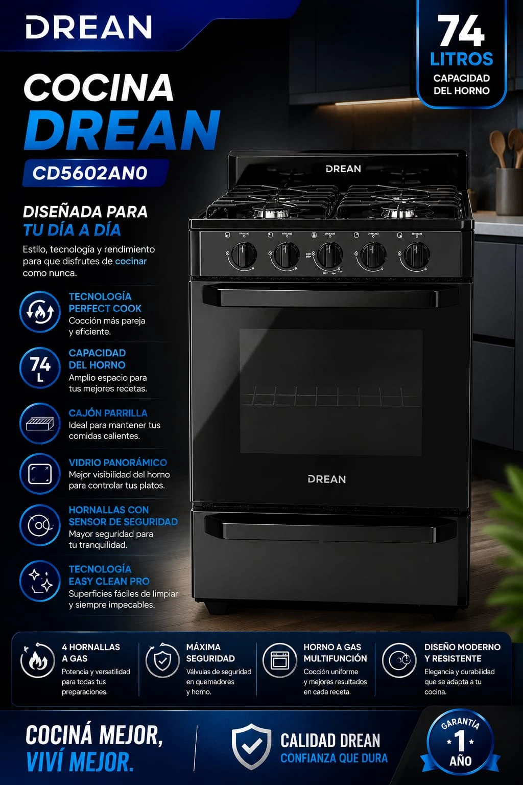 Cocina Drean 56CM