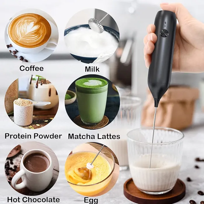 MINI BATIDORA DE MANO RECARGABLE  2