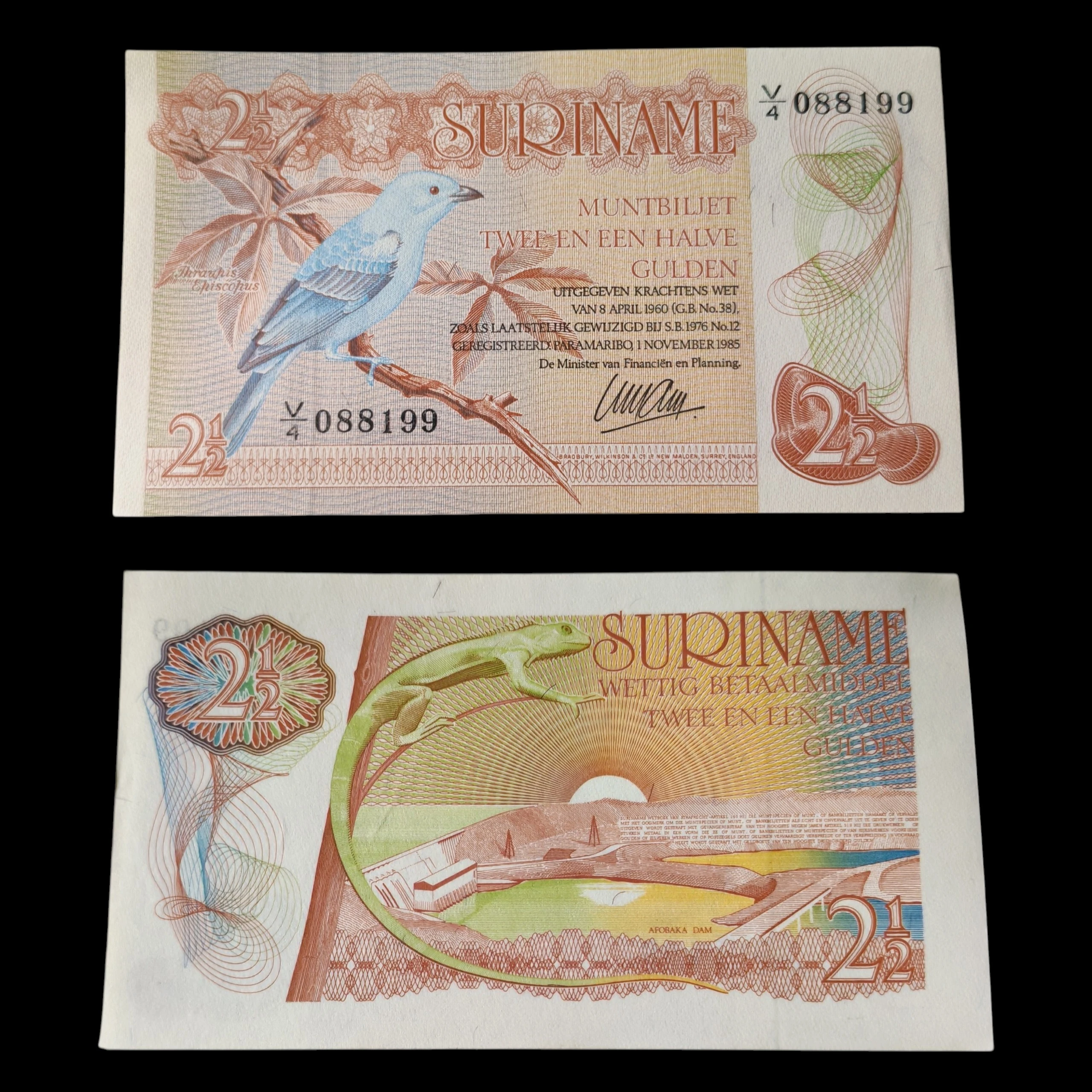 ° Suriname 2 1/2 gulden UNC