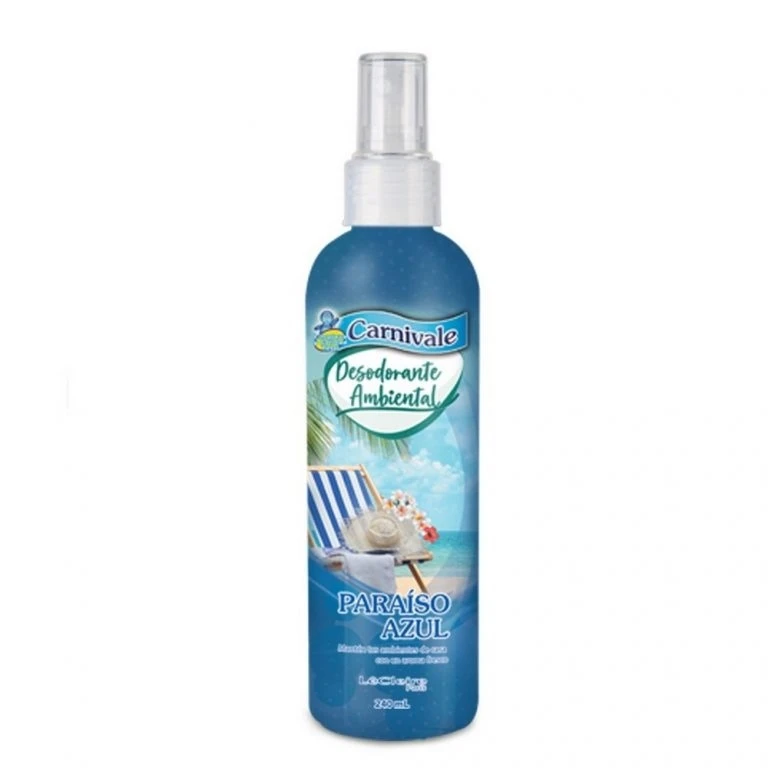 DESODORANTE AMBIENTAL PARAISO AZUL CARNIVALE SPRAY 240ML