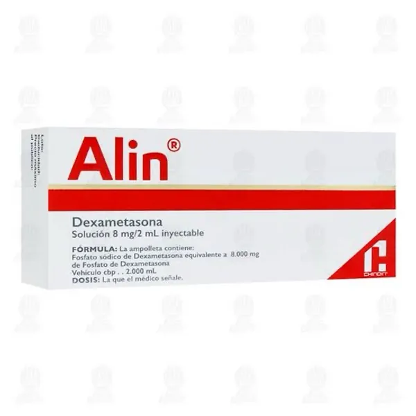 Alin / dexametasona sol iny 8mg-2ml