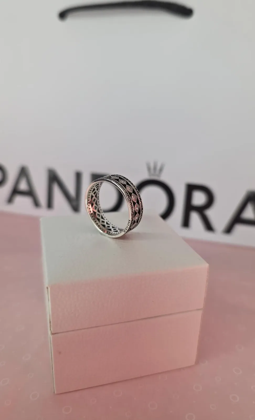 Pandora Vintage Fascination Wide Band Ring 3