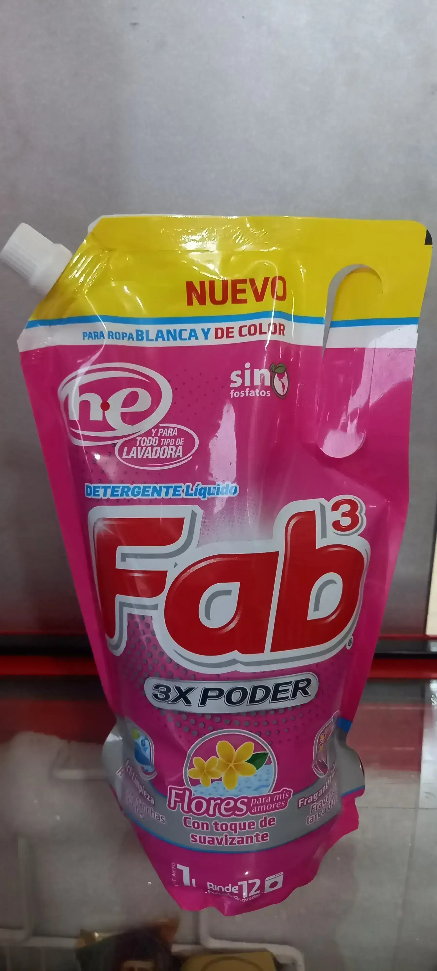 Detergente liquido fab3 1L