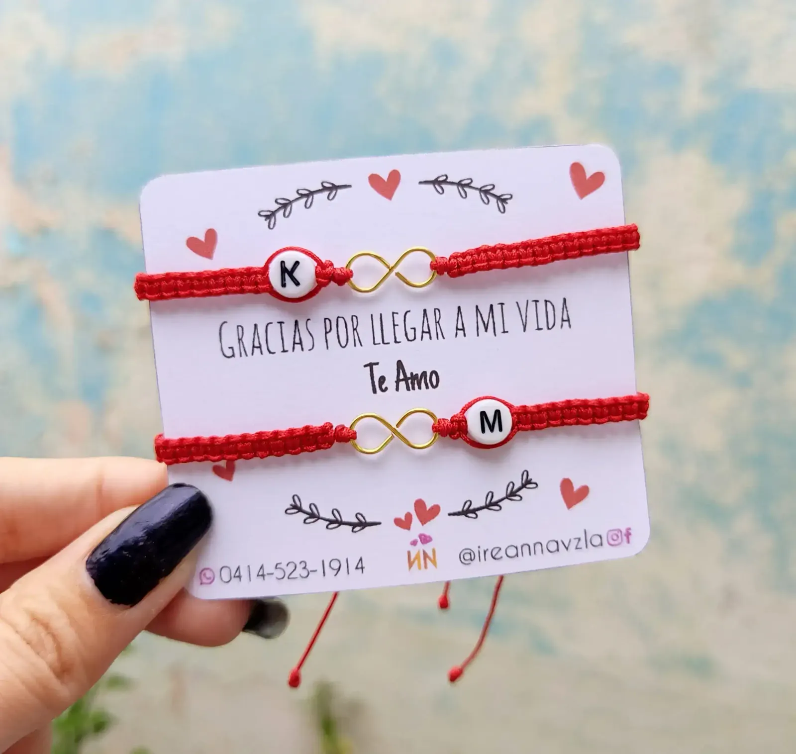 Pulseras Amor Infinito personalizadas 3