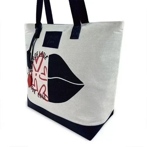 CANASTO CARTERA OREIRO LOVE + LLAVERO 28082 3