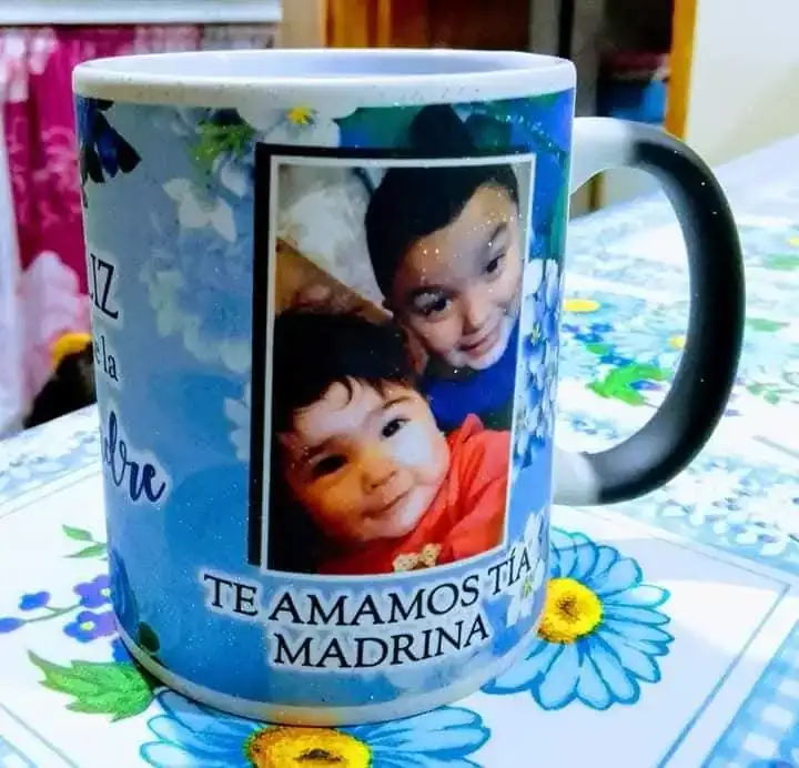 Taza mágica Glitter