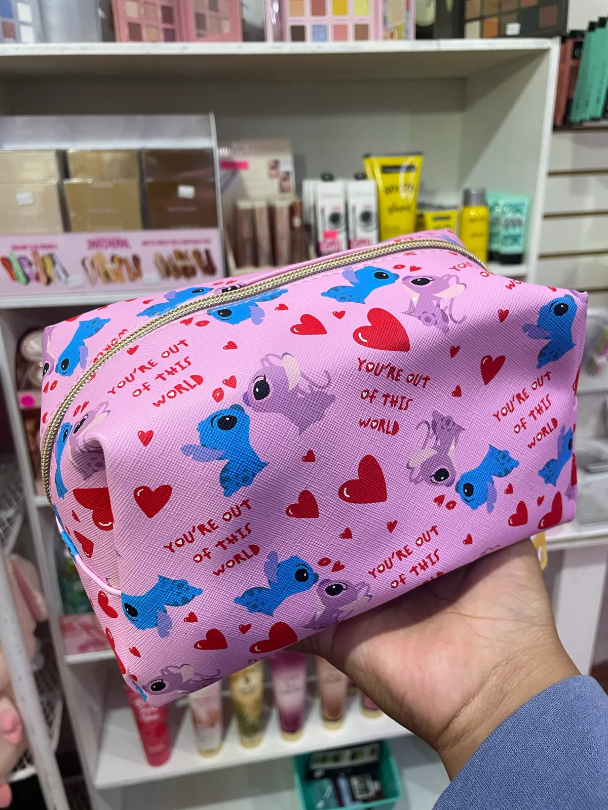 Cosmetiquera stitch 