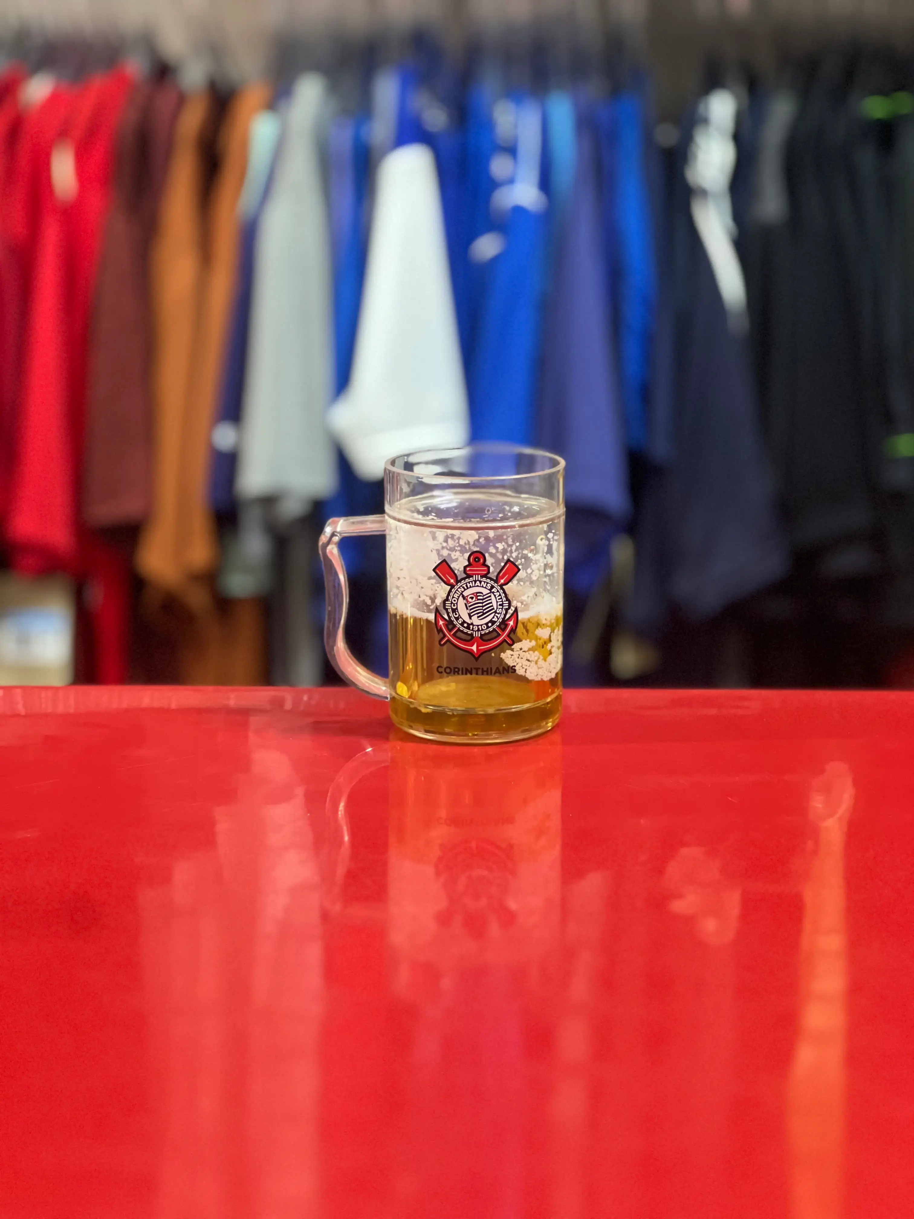 Copo cerveja acrílico 