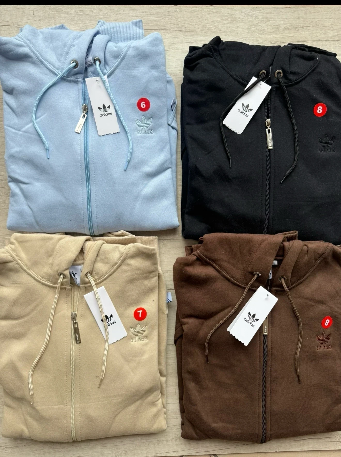 CAMPERAS TALLES 6 7 8 y 9 UNISEX