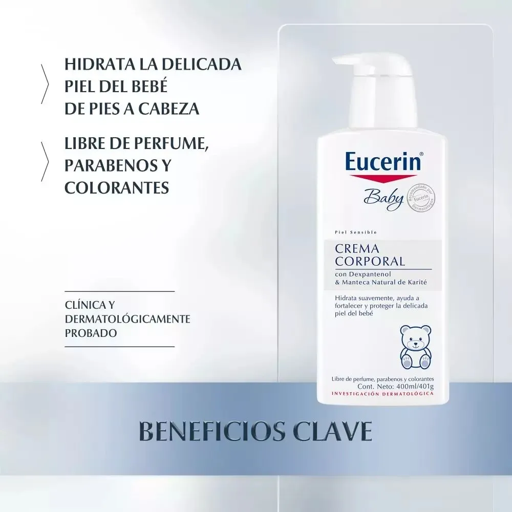 Crema Corporal Baby Eucerin - 400 ml 2